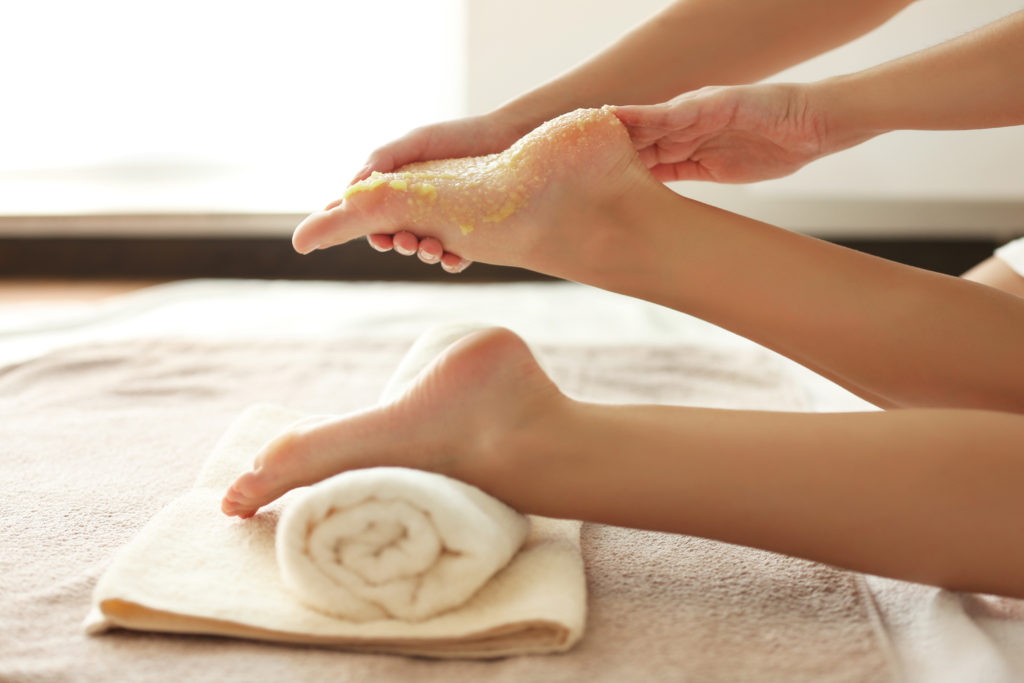 Lavender foot scrub and massage Campbell, CA