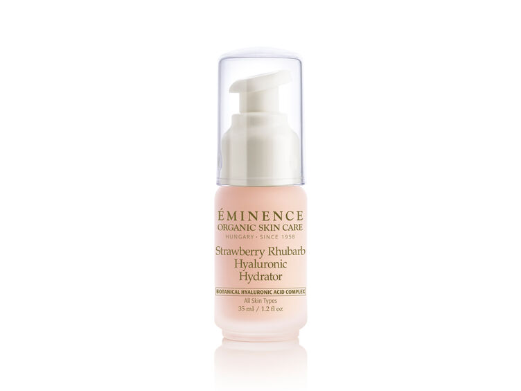 Strawberry Rhubarb Hyaluronic Hydrator lightweight gel moisturizer for hydrated, glowing skin