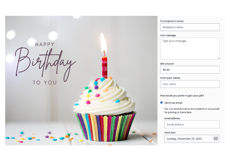 birthday gift spa gift card campbell near san jose