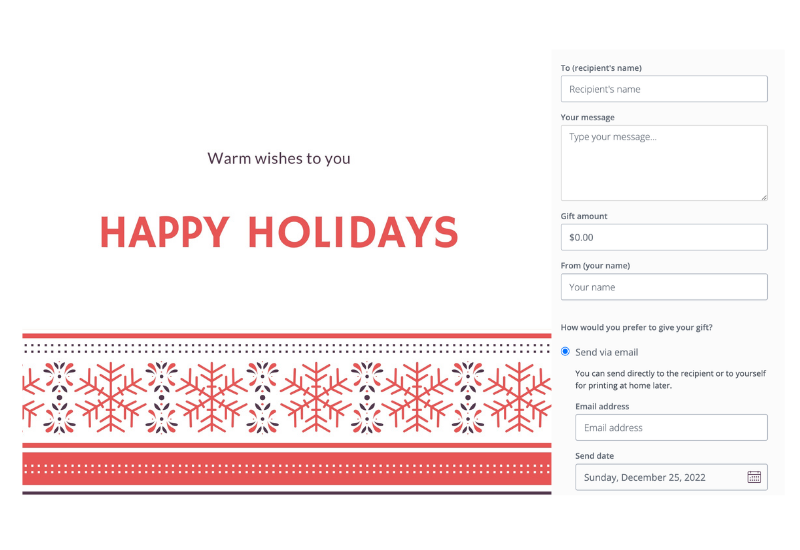 holiday spa gift certificate campbell california near san jose